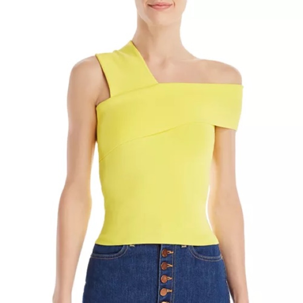 Alice and Olivia
Arletta Asymmetric Cropped Top